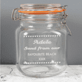 Small Hearts Glass Kilner Jar (Personalise)